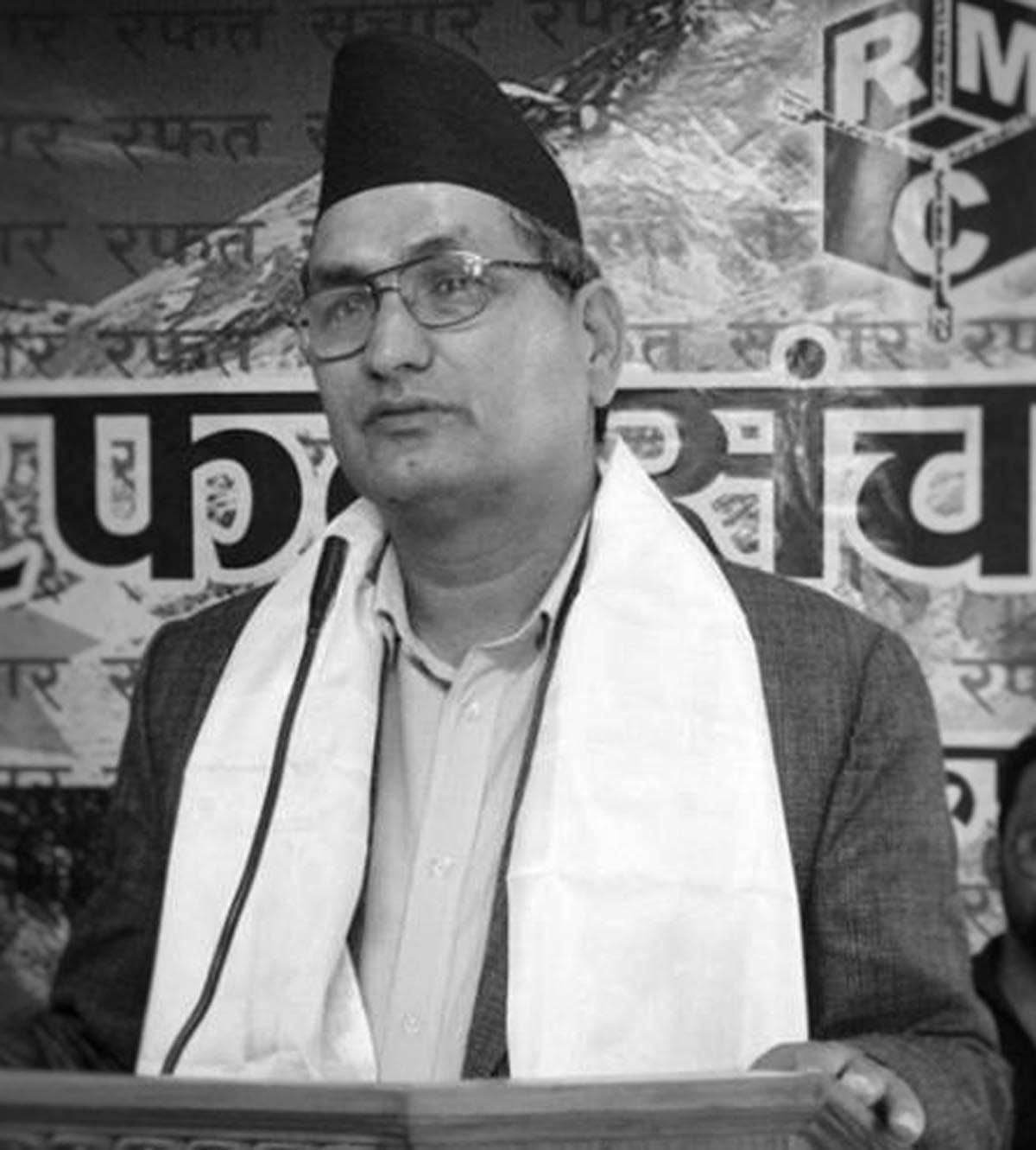 कांग्रेसद्वारा पूर्वराज्यमन्त्री विष्टको निधनप्रति दुःख व्यक्त