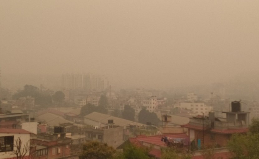 काठमाडौँको तुवाँलो अझै केही दिन स्थिर रहने