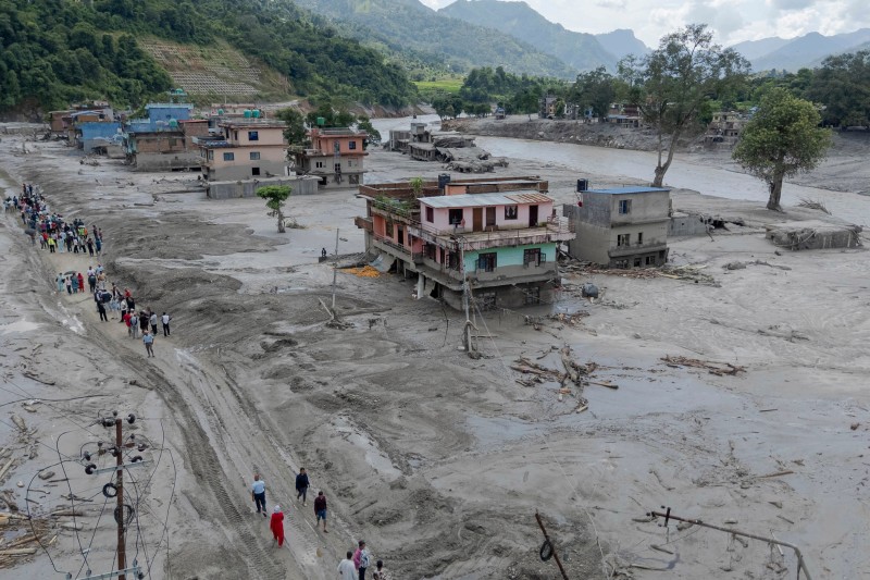 रसुवा बाढी: १ हजार ४११ जनाको मृत्यु भएको पुष्टि